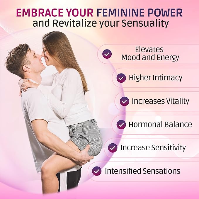 Libido Booster for Women Fast Acting - Female Libido Booster for Hormonal Balance, Mood & Drive - with Maca Root, Ginseng, Tribulus, Gingko & Ashwagandha - 60 Capsules - Image 5